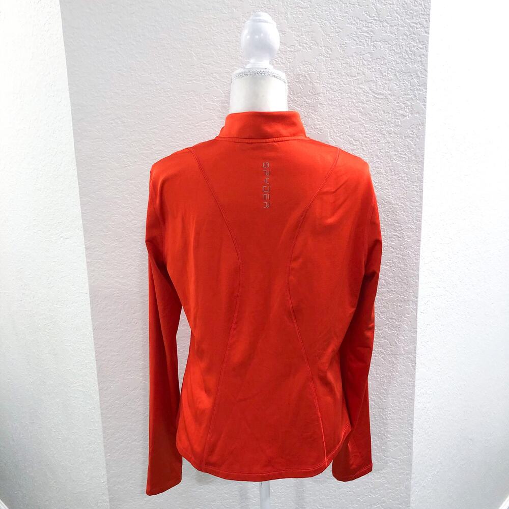 Spyder Sp146 Orange Half Zip Pullover - image 3
